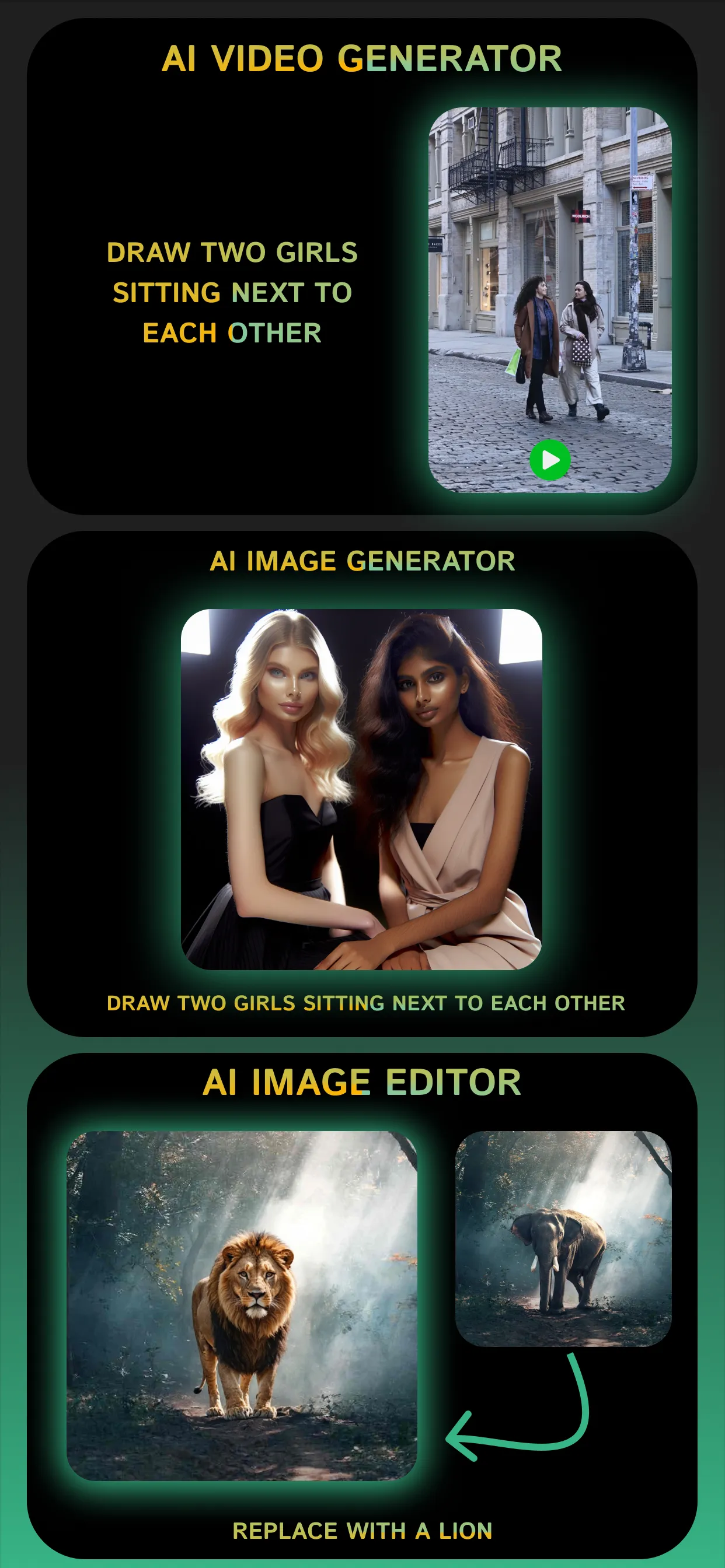 Example screenshot of the Clever AI mobile app