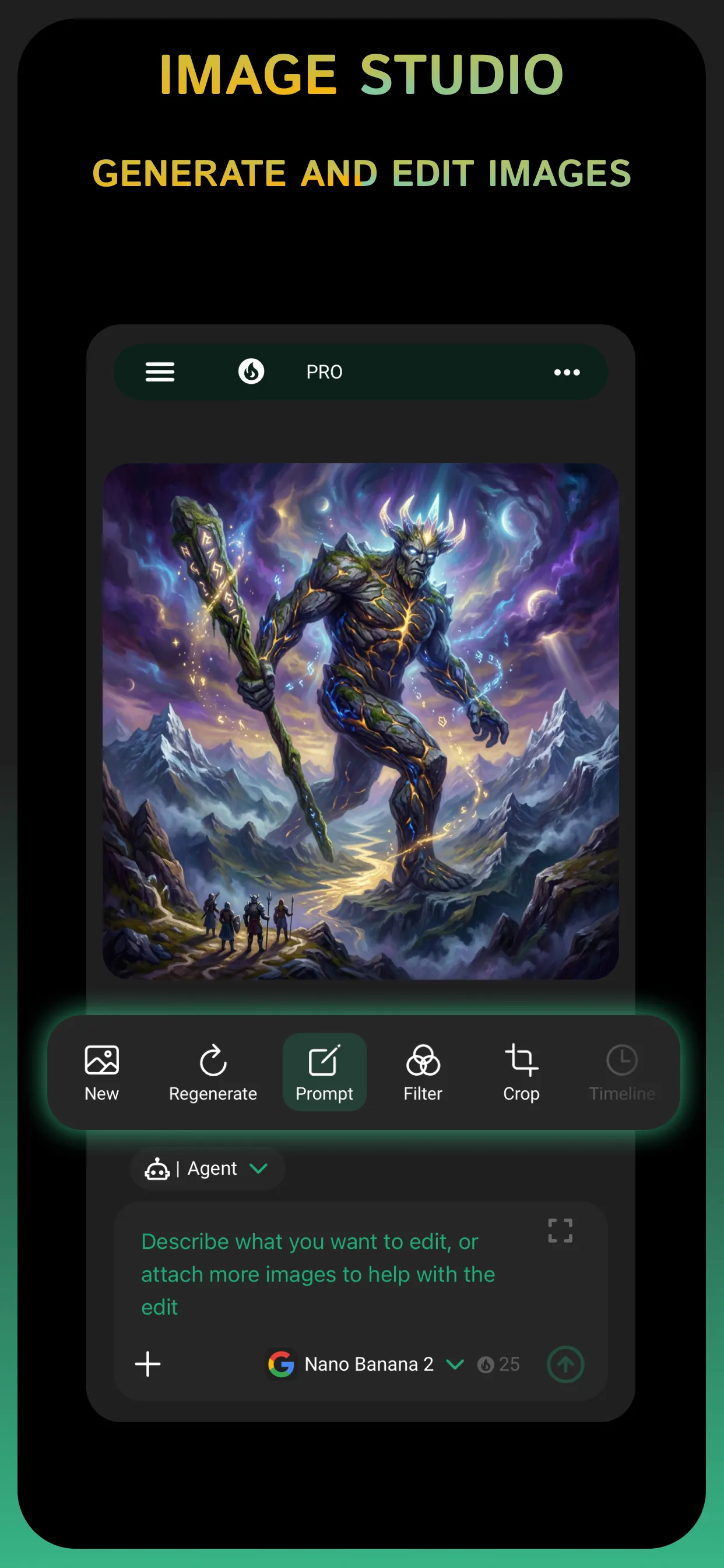 Example screenshot of the Clever AI mobile app